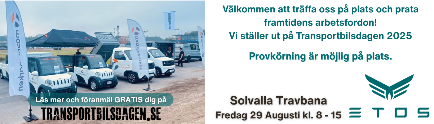 Etos EV ställer ut på trasnportbilsdagen!